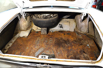 1960 Dodge Dart Trunk Floor Rust